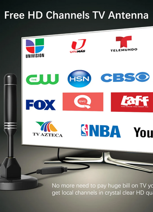 5600Miles Upgraded TV Antenna HDTV Amplified Digital 4K 1080P Long Puce Gaia