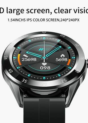 Waterproof Bluetooth Smart Watch Phone Mate Heart Rate Tracker For iOS Puce Gaia