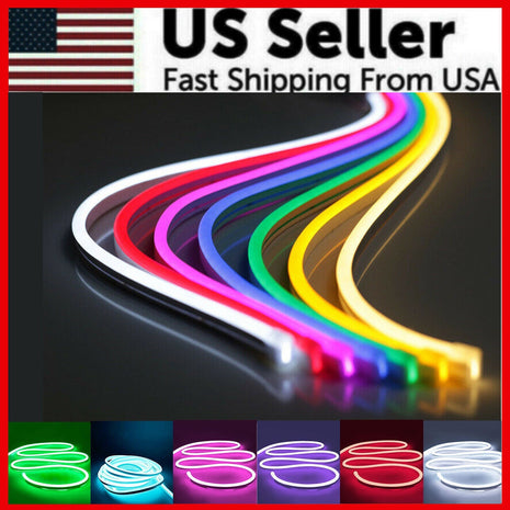 12V Flexible Sign Neon Silicone Tube LED Strip Puce Gaia