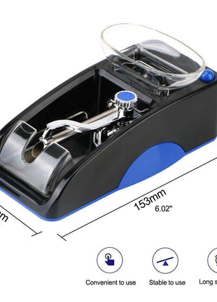 Cigarette Machine Automatic Electric Rolling Roller Tobacco Injector Puce Gaia