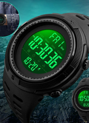 SKMEI Men's Digital Army Military Sport Quartz Analog Chrono Puce Gaia