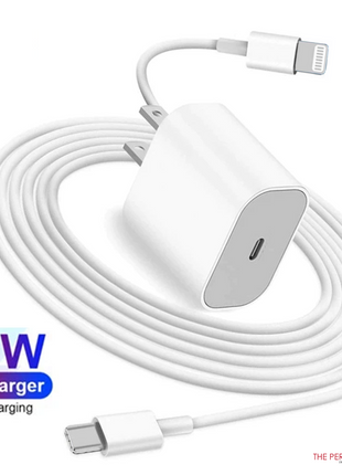 2024 20W USB-C Fast Charger PD Adapter Cable For iPhone 14/13/12/11 XR Puce Gaia