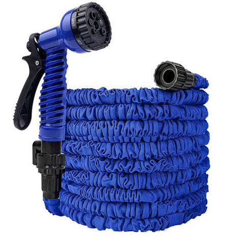 Expanding Expandable Flexible Garden Water Hose w Spray Nozzle 25, 50, Puce Gaia