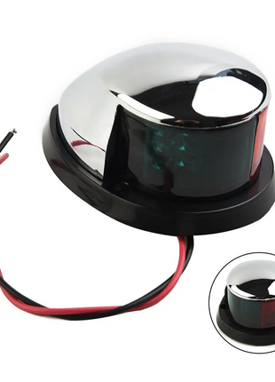 Waterproof Boat Navigation Light LED Bow Marine Front Pontoon Lamp Red Puce Gaia