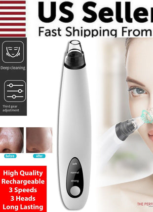 Electric Blackhead Remover Cleaner Face Diamond Pore Vacuum Suction Puce Gaia