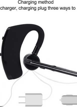 Bluetooth Earpiece Wireless Headset Noise Cancelling Headphones Driver Puce Gaia