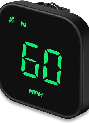 Digital Car HUD GPS Speedometer Head Up Display MPH KMH Compass Puce Gaia