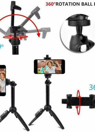 Selfie Stick Tripod 40" Bluetooth Remote Portable for iPhone and Puce Gaia