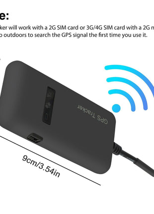 Real Time GPS Tracker Tracking Locator Device GPRS GSM Car/Motorcycle Puce Gaia
