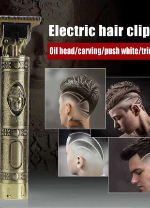Professional Hair Clippers Trimmer Cutting Beard Cordless Barber Puce Gaia