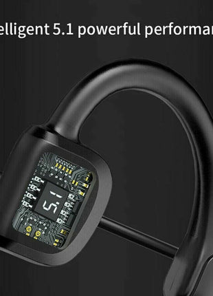 Bone Conduction Headphones Bluetooth 5.1 Wireless Earbuds Outdoor Puce Gaia