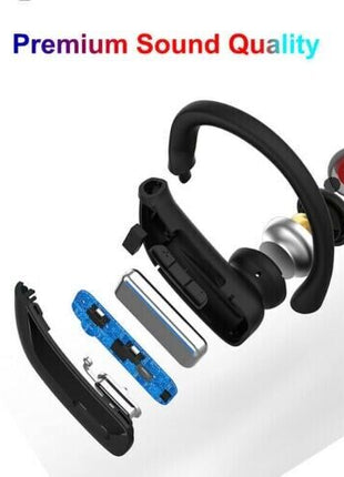 Bluetooth Headset TWS 5.0 Wireless Earphones Earbuds Headphones Stereo Puce Gaia