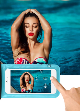 3 Pack Waterproof Floating Cell Phone Pouch Dry Bag Case Cover For Puce Gaia