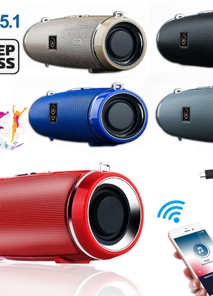 Bluetooth 5.1 Speaker Wireless Waterproof Outdoor Stereo LOUD Bass Puce Gaia