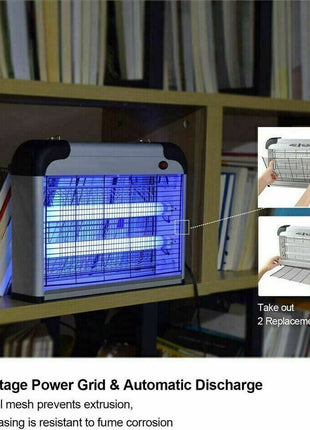 Lamp Insect Killer Mosquito Zapper Bug Pest Fly Trap Electric Indoor Puce Gaia