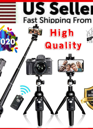 Selfie Stick Tripod 40" Bluetooth Remote Portable for iPhone and Puce Gaia