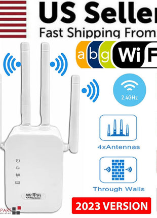 WiFi Range Extender Internet Booster Network Router Wireless Signal Puce Gaia