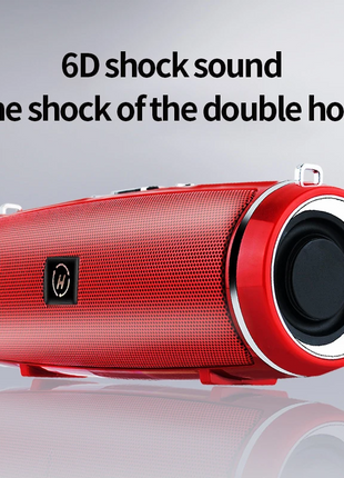 Bluetooth 5.1 Speaker Wireless Waterproof Outdoor Stereo LOUD Bass Puce Gaia