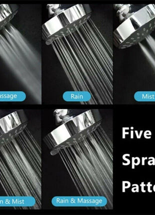 Shower Heads Handheld Spray High Pressure Adjustable Showerhead Top Puce Gaia