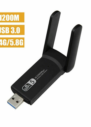 1200Mbps Long Range AC1200 Dual Band 5GHz Wireless USB 3.0 WiFi Puce Gaia