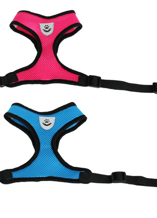 Cat Dog Pet Harness Adjustable Control Vest Dogs Reflective S M L XL Puce Gaia