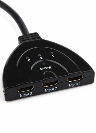 3 Port HDMI Splitter Cable 1080/4K Switch Switcher HUB Adapter for Puce Gaia