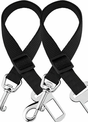 2 Pack Cat DOG PET Safety Seatbelt Car Vehicle Seat Belt Adjustable Puce Gaia