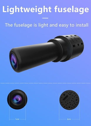 WiFi Wireless Spy 4K Mini Camera Pinhole DIY Hidden HD Screw IP DVR Puce Gaia