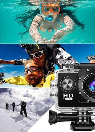 4K Action Sport Waterproof Camera 20 MP Recorder HD 1080P Camcorder Puce Gaia