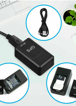 GF07 Mini Magnetic GPS Tracker Real-time Car Truck Vehicle Locator GSM Puce Gaia