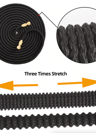 4X Stronger Deluxe Expandable Flexible Garden Hose Water Hose 25, 50, SPOCKET US