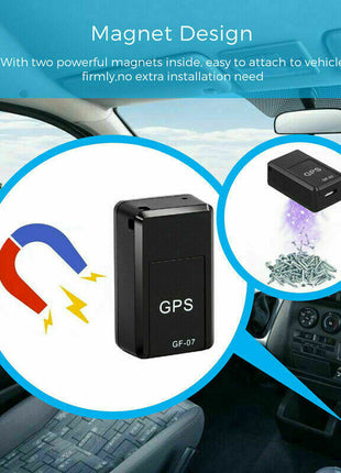 GF07 Mini Magnetic GPS Tracker Real-time Car Truck Vehicle Locator GSM Puce Gaia
