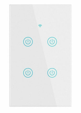 1/2/3/4 Gang WiFi Smart Wall Touch Light Switch Glass Panel For Puce Gaia