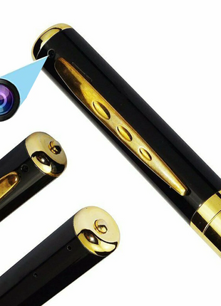 Pen Camera Cam Mini Hidden Pocket Audio Video Recorder DVR Security Puce Gaia