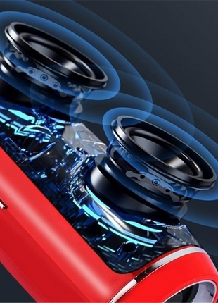 Bluetooth 5.1 Speaker Wireless Waterproof Outdoor Stereo LOUD Bass Puce Gaia