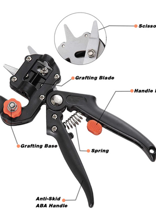 Garden Tree Grafting Knife Pruning Pruner Shears Snip Scissors Cutting Puce Gaia