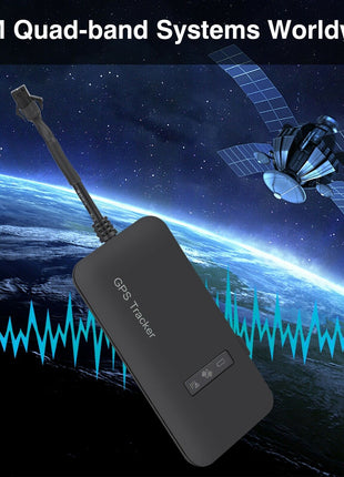 Real Time GPS Tracker Tracking Locator Device GPRS GSM Car/Motorcycle Puce Gaia