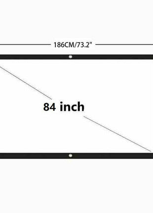 Portable Foldable Projector Screen 16:9 HD Outdoor Home Cinema Theater Puce Gaia