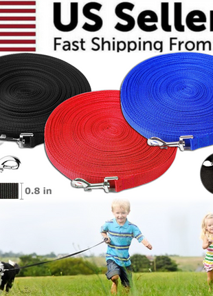 Dog Leash Long Obedience Recall Foot Feet Training Lead Puce Gaia