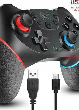 Wireless Pro Controller Gamepad For Nintendo Switch Joypad Joystick Puce Gaia