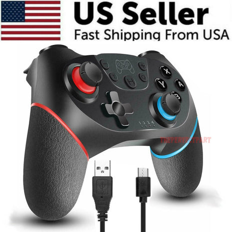 Wireless Pro Controller Gamepad For Nintendo Switch Joypad Joystick Puce Gaia