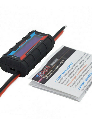 200A DC Digital Monitor LCD Volt Amp Meter Analyzer For RC Battery Puce Gaia