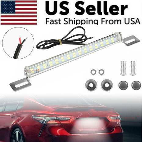 Universal License Plate LED Back Up Light for Car SUV Truck RV 6000K Puce Gaia