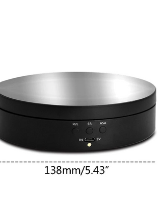 360° Electric Motorized Rotating Display Stand Jewelry Photography Puce Gaia