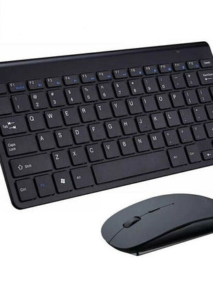 Mini Wireless Keyboard And Mouse Set Waterproof 2.4G For Mac Apple PC Puce Gaia