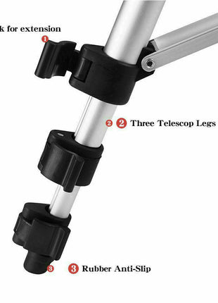 Professional Camera Tripod Stand Holder Mount For iPhone Samsung Cell Puce Gaia