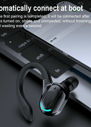 New Bluetooth 5.1 Headset Wireless Earbuds Earphones Stereo Headphones Puce Gaia