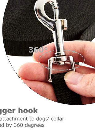 Dog Leash Long Obedience Recall Foot Feet Training Lead Puce Gaia