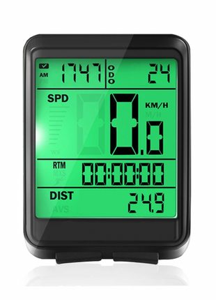 Bike Bicycle Speedometer Cycle Digital Odometer Computer Waterproof Puce Gaia
