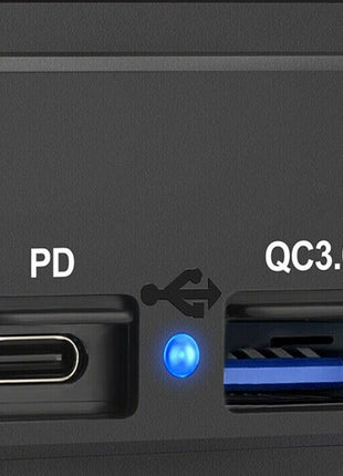 12-24V 4.8A Dual USB PD QC3.0 Car Boat RV Fast Charger Socket LED Puce Gaia